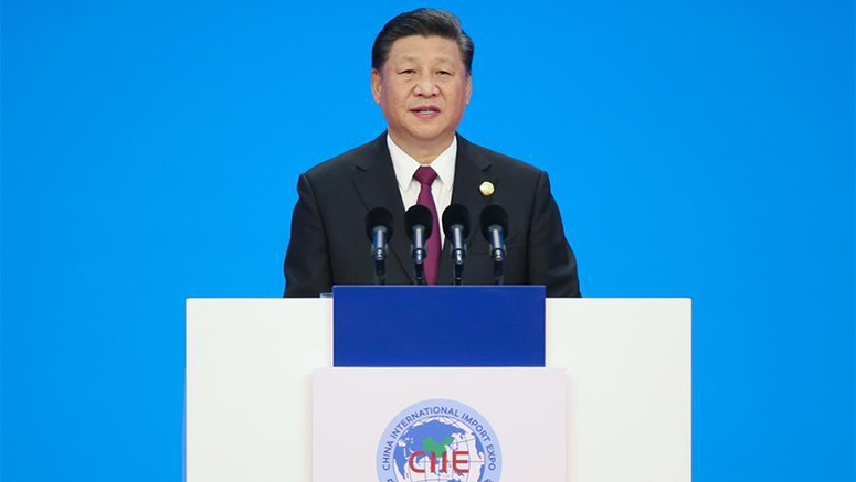 Дарга Ши Жиньпин Хятадын олон улсын импортын анхдугаар экспогийн нээлтэд оролцож гол илтгэл тавив