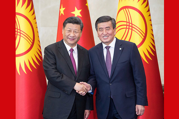 Ши Жиньпин Киргизийн Ерөнхийлөгчтэй хэлэлцээ хийв