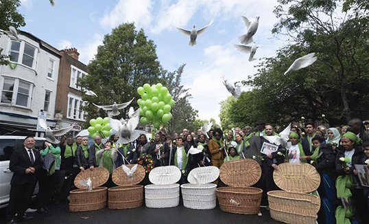 Гленфеллын галын аюулд өртсөн хохирогчдыг дурсав